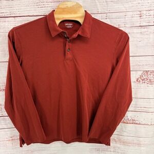 Untuckit Polo Shirt Mens Size XL Long Sleeve Cotton Casual Preppy